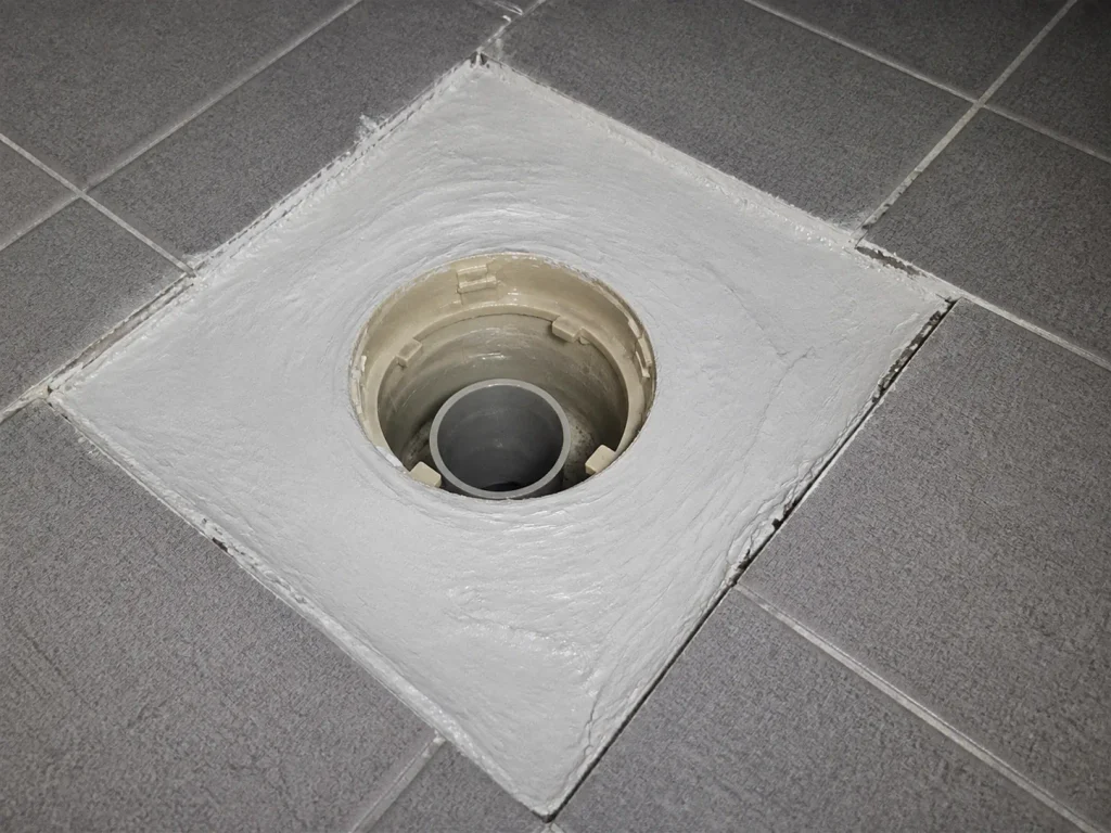화장실 누수, 방수 하자: 접합부와 배수구를 먼저 봐야 하는 이유 3 photo 05 finished drain waterproofing